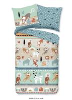 Good Morning Kinderdekbedovertrek "dieren" - Multi - (135x200 cm) - Katoen - thumbnail