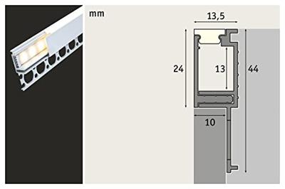 Paulmann 78403 Inbouwprofiel Aluminium (geëloxeerd), Satijn