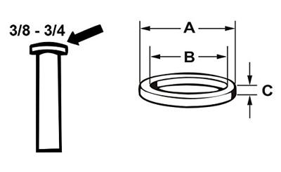 Cornat Asbestvrije Dichting 16X22X2 (2St) - TEC380346