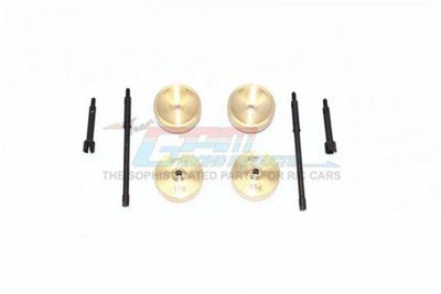 Brass Wheel Knuckle Axle Weight - Axial SCX24