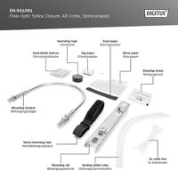 Digitus DN-941091 Verbindingsbehuizing voor glasvezelkabels Zwart 1 stuk(s) - thumbnail
