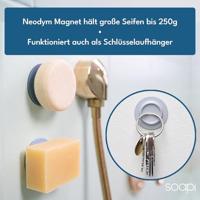 Soapi Magnetische zeephouder off white 1 Stuks - thumbnail