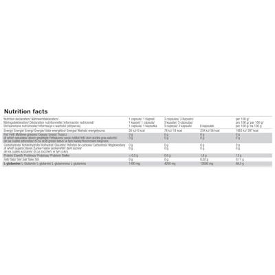 Glutamine Mega Caps 1400 | Olimp Supplements | 300ct