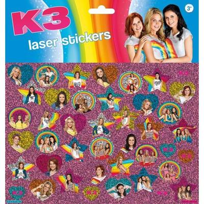 K3 Stickervel holo - 45+ stickers