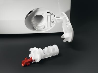 AEG L7FE84ES wasmachine Vrijstaand Voorbelading Roestvrijstaal, Wit 8 kg 1400 RPM A+++-30%