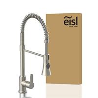 EISL LEON mengkraan keuken met sproeier en spiraalveer | lage druk | nickel - NI183ESCRNI-LP-PR-A NI183ESCRNI-LP-PR-A - thumbnail