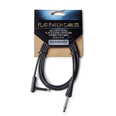 RockBoard Flat Patch Looper/Switcher kabel haaks-recht 100 cm