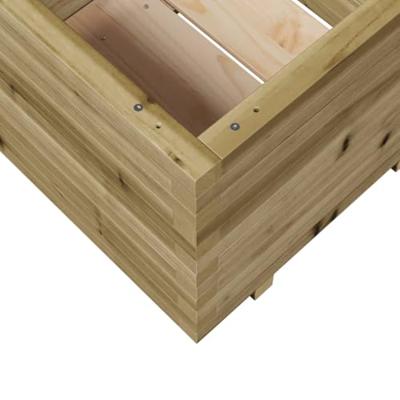 VidaXL Plantenbak 60x60x49,5 cm geïmpregneerd grenenhout