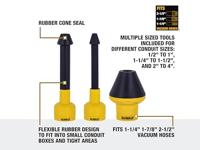 DeWALT Line Puller Kit | Stofzuigermonden | 32-48 en 64 mm - DXVA00-0301E - thumbnail