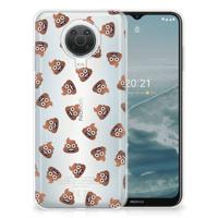 TPU bumper voor Nokia G20 | G10 Poep Emojis - thumbnail
