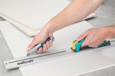 Wolfcraft Professioneel mes | Met twee lemmeten | 1 stuk - 4200000