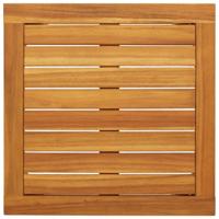 3-delige Bistroset poly rattan en acaciahout beige - thumbnail