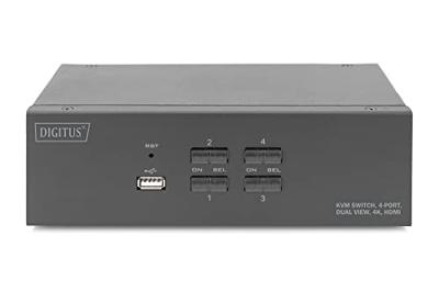 Digitus DS-12883 KVM-switch Zwart Digitus DS-12883 KVM-switch Zwart