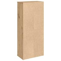 Badkamerkast met rolhouder 39x22x90 cm artisanaal eikenkleur - thumbnail