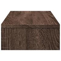 VidaXL Monitorstandaard verstelbaar 60x24x10,5 cm hout bruin eiken - thumbnail