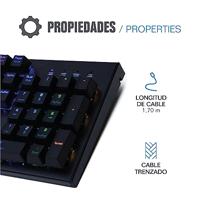 Toetsenbord iggual OBSIDIAN RGB - thumbnail