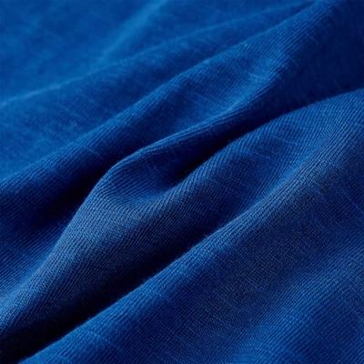 Kindershirt 128 donkerblauw - thumbnail