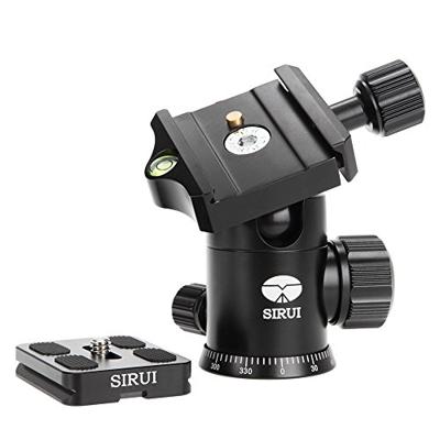 SIRUI E-10 aluminium kogelkop (29 mm, max. belastbaarheid 8 kg) incl. TY-50E wisselplaat zwart