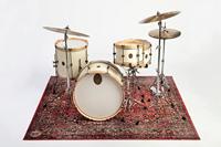 DRUMnBASE VP185-ORD Vintage Persian Original Red drum/stage mat 185 x 160 cm - thumbnail