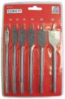 CON:P Set Houtfrezen 10-25Mm 6Dlg Rood - BP302306 - thumbnail