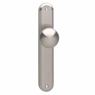 Intersteel Knop op blind schild nikkel mat Intersteel Knop op blind schild nikkel mat