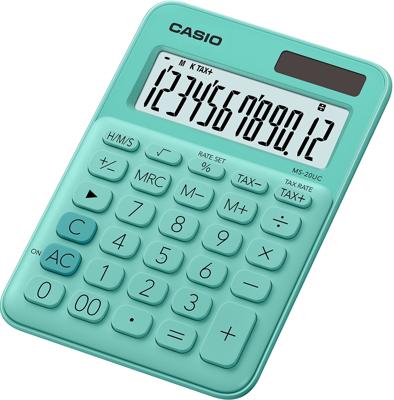 Casio bureaurekenmachine MS-20UC, groen