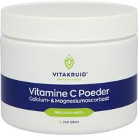 Vitakruid Vitamine C poeder calcium- & magnesiumascorbaat 260 Gram - thumbnail