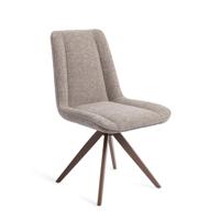 Jesper Home Umedo eetkamerstoel Grainy Greige turn brown - thumbnail