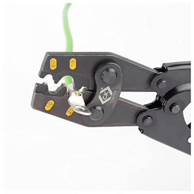 C.K T3676A Krimptang Ongeïsoleerde kabelverbinders 6 tot 25 mm² C.K T3676A Krimptang Ongeïsoleerde kabelverbinders 6 tot 25 mm²