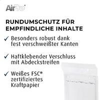 Bong Airpro luchtkussenenveloppen, ft 175 x 265 mm, met stripsluiting, doos van 100 stuks, wit - thumbnail