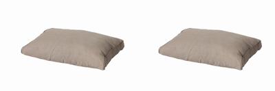 Kussen Lounge rug soft 60x40 Basic taupe (2 stuks) Madison - Madison Kussen Lounge rug soft 60x40 Basic taupe (2 stuks) Madison - Madison