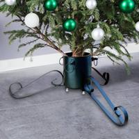 VidaXL Kerstboomstandaard 58x58x21 cm groen - thumbnail