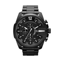 Diesel Mega Chief chronograaf zwarte wijzerplaat Heren horloge DZ4283 - thumbnail