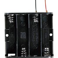 Takachi SN34 Batterijhouder Aantal cellen: 4 AA (penlite) Kabel (l x b x h) 61.9 x 57.2 x 15 mm - thumbnail
