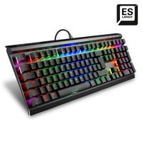 Gaming Keyboard Sharkoon SKILLER SGK60 RGB Zwart Qwerty Spaans - thumbnail