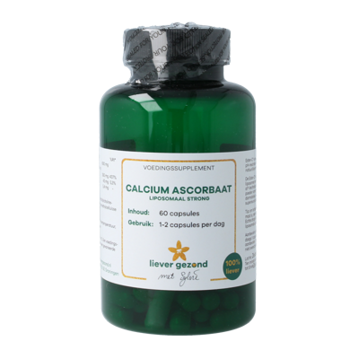 Liever Gezond Calcium ascorbaat liposomaal strong 60 Vegetarische capsules