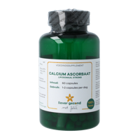 Liever Gezond Calcium ascorbaat liposomaal strong 60 Vegetarische capsules - thumbnail