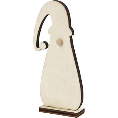 Creativ Company Kerstkabouter, h: 10 cm, d: 1,5 cm, b: 4,5 cm, dikte 3 mm, 3 stuk/ 1 doos Creativ Company Kerstkabouter, h: 10 cm, d: 1,5 cm, b: 4,5 cm, dikte 3 mm, 3 stuk/ 1 doos