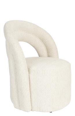 Dutchbone Draaifauteuil 'Seina' Bouclé, kleur Beige