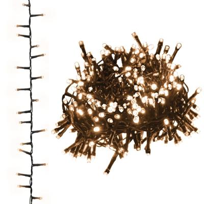 Lichtslinger compact met 400 LED's warmwit 15 m PVC Lichtslinger compact met 400 LED's warmwit 15 m PVC