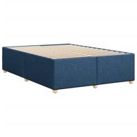 Bedframe zonder matras stof blauw 140x200 cm - thumbnail