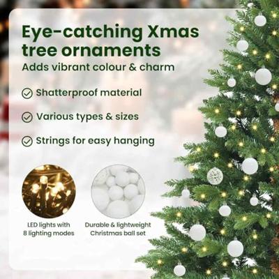 Kunstkerstboom met 150 LED met standaard Groen 150 cm PE en PVC