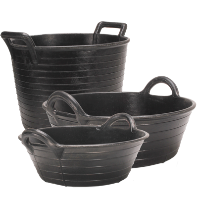 Voertrog rubber 20 l Voertrog rubber 20 l