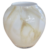 Waxinelichthouder glas - waxinelichthouder Cloud Nine Ice Coffee - waxinelichthouder wit - thumbnail