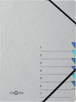 Sorteermap Pagna Easy A4 7 tabs lichtblauw / donkerblauw - thumbnail