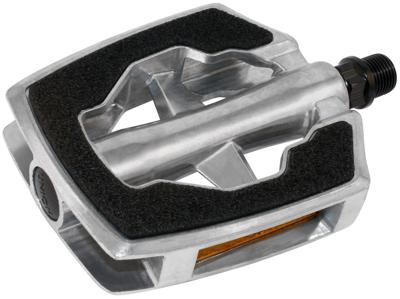 UNION Marwi pedaalset sp-890 sandblock zwart aluminium zilver