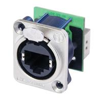 Neutrik NE8FDP RJ45-dataconnector etherCon D-serie NE8FDP Bus, recht NE8FDP Aantal polen: 8P8C Nikkel 1 stuk(s) - thumbnail