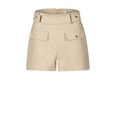 Morgan high waist cargo short beige