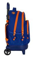 Schoolrugzak met Wielen Compact Valencia Basket M918 Blauw Oranje (33 x 45 x 22 cm) - thumbnail
