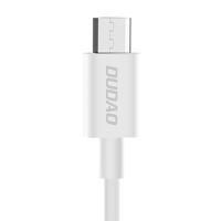 Dudao - USB naar Micro USB oplader - 3A Fast charge oplaadkabel - Datakabel - 1 Meter - Wit - thumbnail